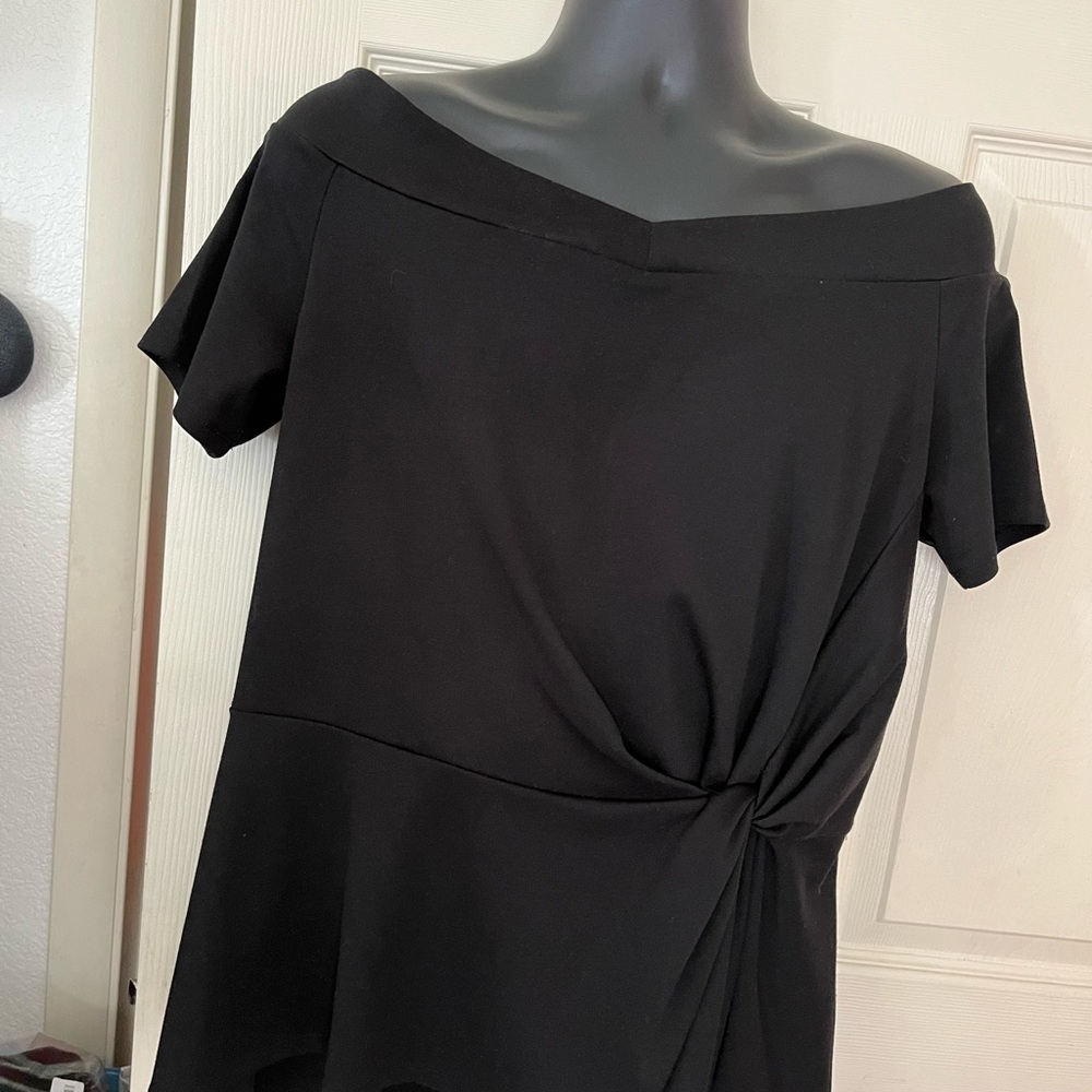 NY&Co Black Off-Shoulder Top XL